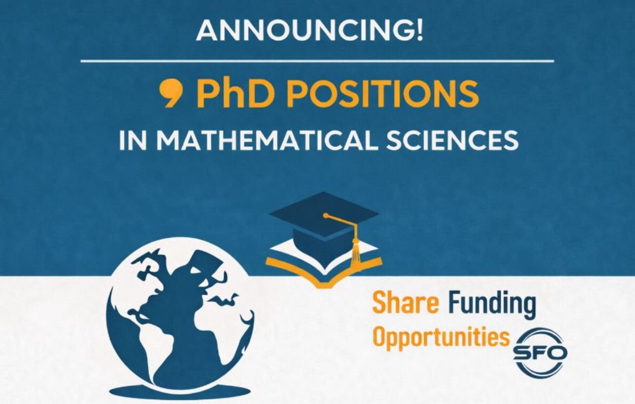 PhD positions within Mathematics and Stochastics